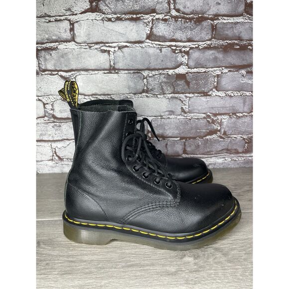 Doc Martens Women's Pascal 1460 Soft Leather Boots Black UK 6/EU 39/US L 8 - Picture 1 of 16